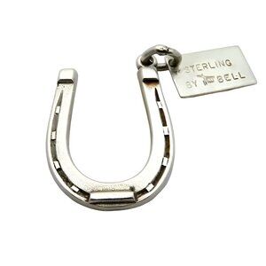 Vintage Sterling Silver Bell Trading Post Churchill Downs Horseshoe Charm